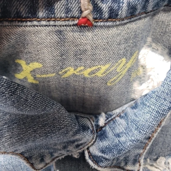 𝅺X-RAY Denim Vest - Picture 4 of 6